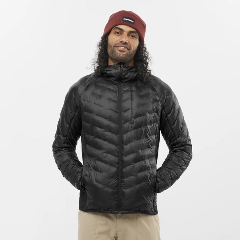 Salomon Outline Primaloft Men\'s Insulated Jackets Black | CA 63D42